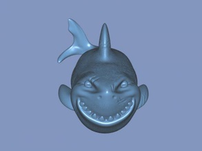 big bruce free 3d model - download stl file Toys Cartoons leader shark finding nemo 3d print model - Mito3D