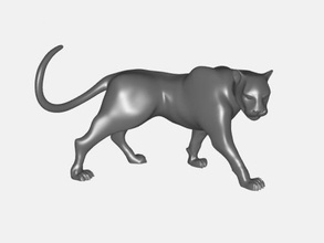 panther spielzeuge tiere 3d print model - Mito3D