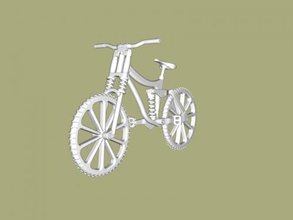 fahrrad dual suspension spielzeuge maschinen 3d print model - Mito3D