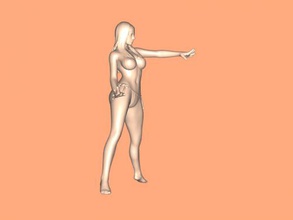 bikini danse jouets 3d print model - Mito3D