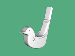 bird whie home accessories 3d print model - Mito3D