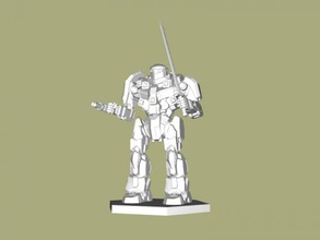 bl-9 knt free 3d model - download stl file Toys Games battle robot battletech 3d print model - Mito3D