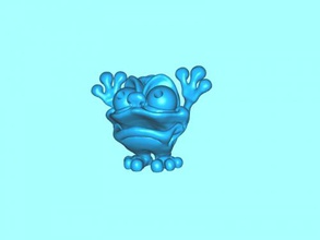 blobby livre modelo 3d - download de arquivo stl Brinquedos Desenhos animados cartoon criatura emoções positivas 3d print model - Mito3D