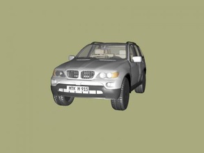 bmw x5 e53 free 3d model - download obj file Toys Machinery crossover german company 3d print model - Mito3D