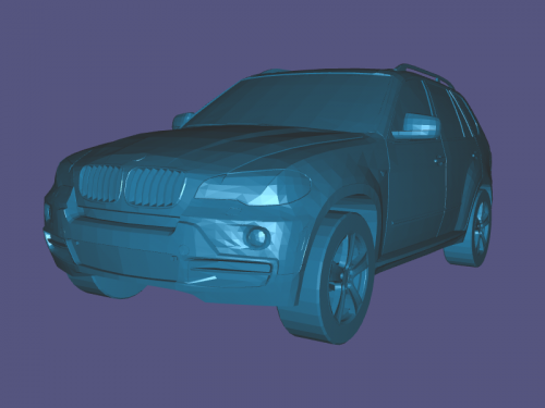 bmw x5 toys machinery 3D print model - Mito3D