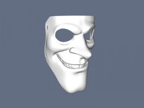 bobby mask free 3d model - download stl file Fashion Accessories character game we happy few 3d print model - Mito3D