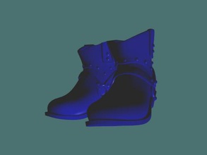 boots free 3d model - download stl file Fashion Shoes pair toy cowboy 3d print model - Mito3D