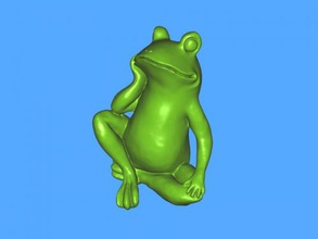 bored frog toys animals 3d print model - Mito3D