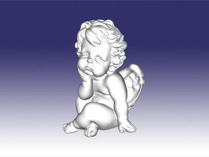 aburrido ángel juguetes personas 3d print model - Mito3D