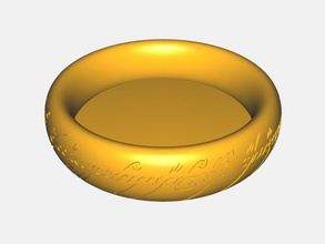 bowl ring home kitchen 3d print model - Mito3D