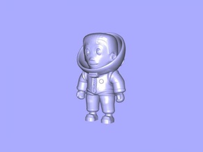 boy astronaut free 3d model - download stl file Toys People child conqueror cosmos 3d print model - Mito3D