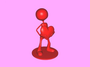 oğlan in aşk sanat heykel 3d print model - Mito3D
