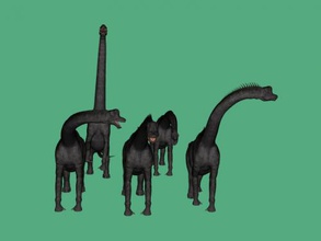 brachiosaurus free 3d model - download obj file Toys Animals colony ancient herbivores 3d print model - Mito3D