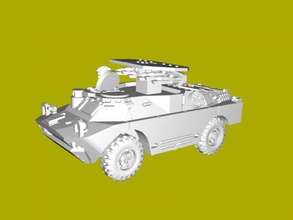brdm-2 free 3d model - download stl file Toys Machinery reconnaissance patrol machine 3d print model - Mito3D