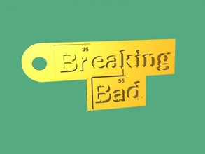 breaking bad keychain fashion accessories 3d print model - Mito3D