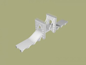 ponte gratuita modello 3d - scaricare il file stl Art La scultura dettagliato città di 3d print model - Mito3D