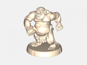 brutal free 3d model - download stl file Toys Cartoons huge fat man 3d print model - Mito3D