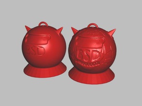 bsd free 3d model - download stl file Fashion Accessories freebsd os logo 3d print model - Mito3D