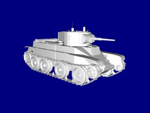 bt tank free 3d model - download stl file Toys Machinery high-speed soviet 3d print model - Mito3D