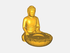 buddha in piedi casa accessori 3d print model - Mito3D