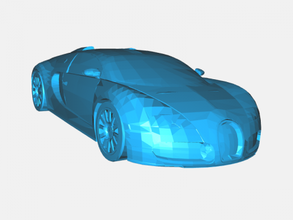 bugatti veyron brinquedos maquinaria 3d print model - Mito3D