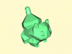 bulbasaur keychain free 3d model - download stl file Fashion Accessories green monster cartoon 3d print model - Mito3D