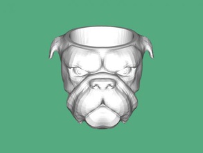 bulldog home kitchen 3d print model - Mito3D