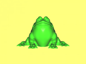 bullfrog toys animals 3d print model - Mito3D