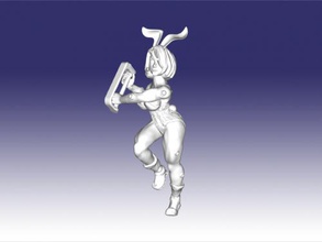 bunnygirl free 3d model - download stl file Toys Cartoons beauty funny ears 3d print model - Mito3D
