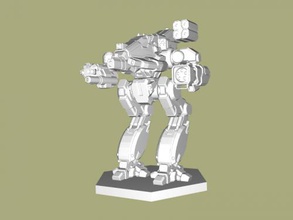 bushwacker ücretsiz 3d model download stl dosyası Oyuncaklar Oyunlar başka bir mekanik robot mechwarrior dosya 3d print model - Mito3D