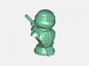 bust of leo toys cartoons 3d print model - Mito3D