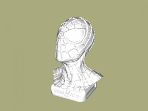 busto hombre araña arte escultura 3d print model - Mito3D