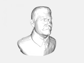 bust of stalin art sculpture 3d print model - Mito3D