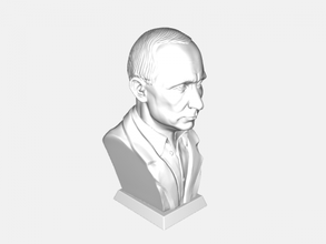 bust of vladimir putin art sculpture 3d print model - Mito3D