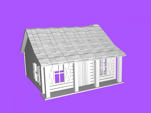 cabin in woods toys films 3D print model - Mito3D
