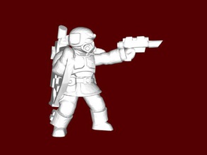 cadian infantry toys games 3d print model - Mito3D