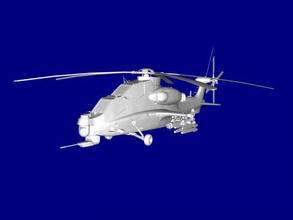 caic wz-10 free 3d model - download stl file Toys Machinery attack chinese helicopter 3d print model - Mito3D