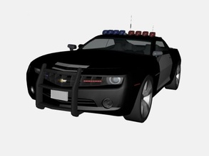 camaro autopista patrulla obj juguetes maquinaria 3d print model - Mito3D