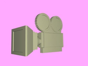 camera free 3d model - download stl file Toys Machinery small toy-trinket 3d print model - Mito3D