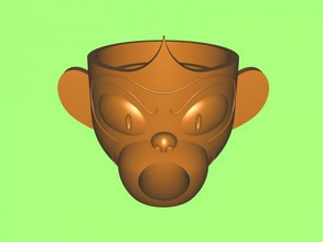 şeker kutusu ücretsiz 3d model download stl dosyası Ev Mutfak orijinal maymun kafası dosya 3d print model - Mito3D