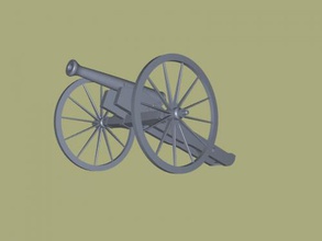 cannon toys weapon 3d print model - Mito3D