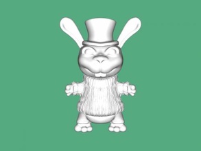 de dibujos animados conejo libre modelo 3d - descargar archivo stl Los juguetes A los animales cute funny bunny 3d print model - Mito3D