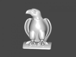 cartoon eagle toys animals 3d print model - Mito3D