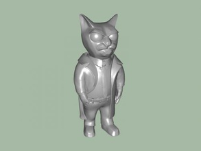kedi free 3d model download stl dosyası Oyuncaklar Çizgi film fantezi karakter dosya 3d print model - Mito3D