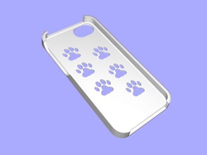 Katze iphone 5 Fall Kostenlose 3d-Modell - download-stl-Datei Gadgets Handys cover tracks stl-Datei 3d print model - Mito3D