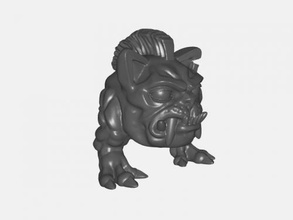 cat monster free 3d model - download stl file Toys Cartoons scary toothy 3d print model - Mito3D