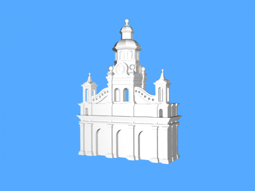 katolik kilise sanat mimari 3D print model - Mito3D