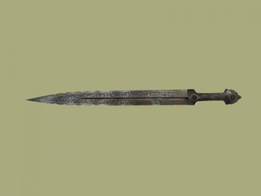 caucasian blade free 3d model - download obj file Toys Weapon beautiful weapon 3d print model - Mito3D