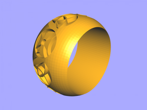 céltico anel moda enfeites 3d print model - Mito3D