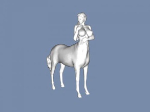 centaure femme obj jouets dessins animés 3d print model - Mito3D